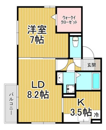 エイミハイツの間取り