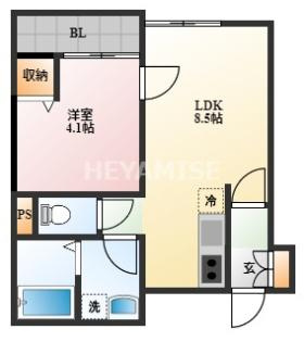 Imperial今博多の間取り