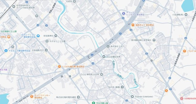 泉佐野市上瓦屋　第1期　新築一戸建ての地図