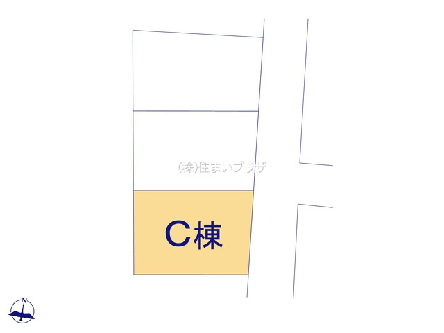 仲介手数料無料）一宮市木曽川町黒田IIの区画図