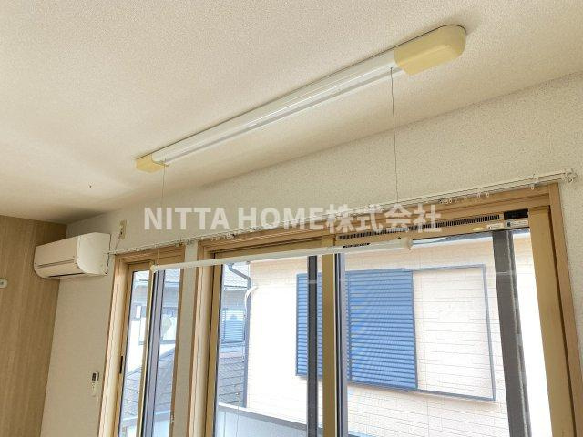 ユーフォルビアの内装|便利な室内物干し設置済み◎