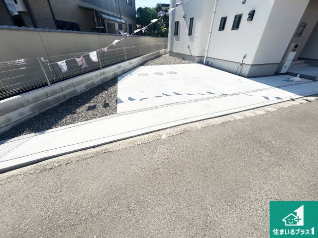 ◆泉佐野市上瓦屋　第1期　新築一戸建ての駐車場|駐車スペース！散水栓があるので、こまめに愛車を洗えます！