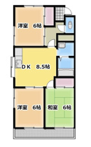 南向きの角部屋！