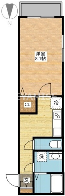 ヒルズHARADAの間取り