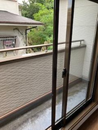 神戸市垂水区下畑町のバルコニー