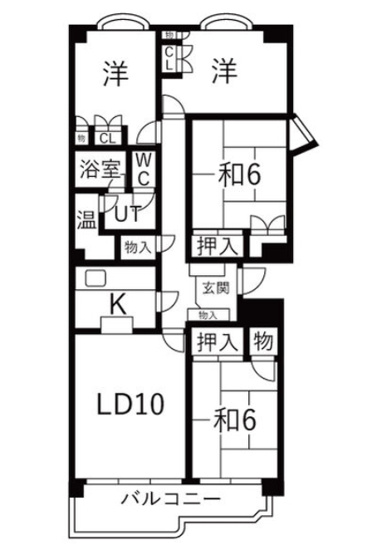 【間取り】 | 矢田川パークハウスC棟