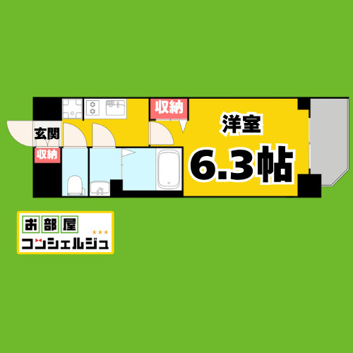 MAXIV東別院の間取り