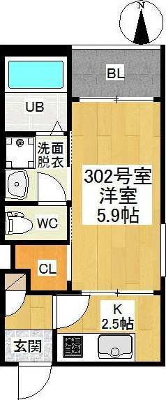 REGALEST豊田本町の間取り