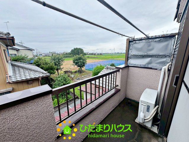 加須市馬内　中古一戸建てのバルコニー