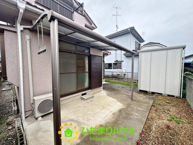 加須市馬内　中古一戸建ての庭