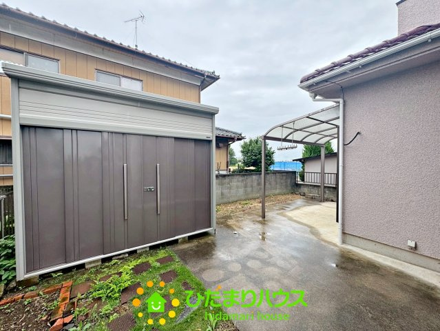 加須市馬内　中古一戸建ての庭