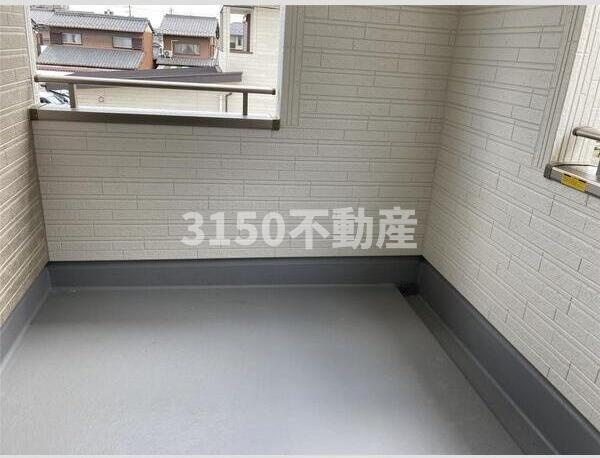マイホームネクスト西川手　2号棟のバルコニー