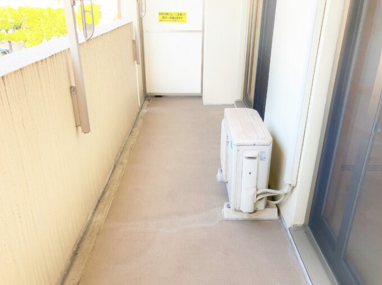 リビオン千代町のバルコニー
