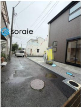 所沢市下安松4期　全1棟　新築戸建　ティアラの前面道路含む現地写真|9/29　撮影