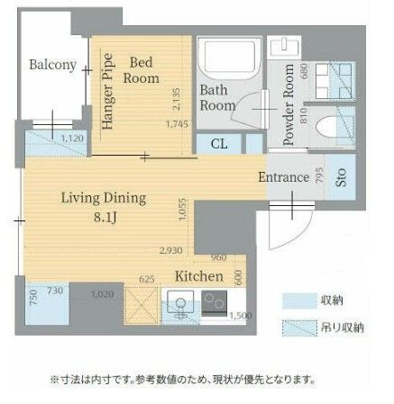 パークルール神田司町ロンドの間取り|間取りです。
