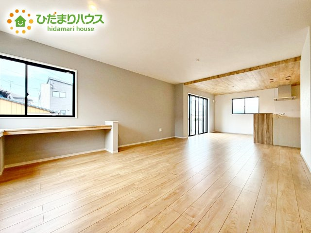 【区画図】 | 水戸市吉沢町5期　新築戸建　2号棟 | 前面道路が広く、車の出し入れしやすい。