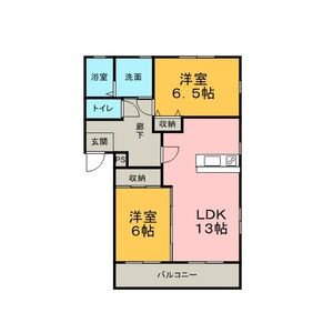 スピーリアBの間取り