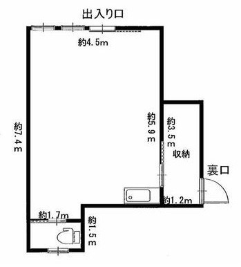 草津市矢橋町の店舗事務所