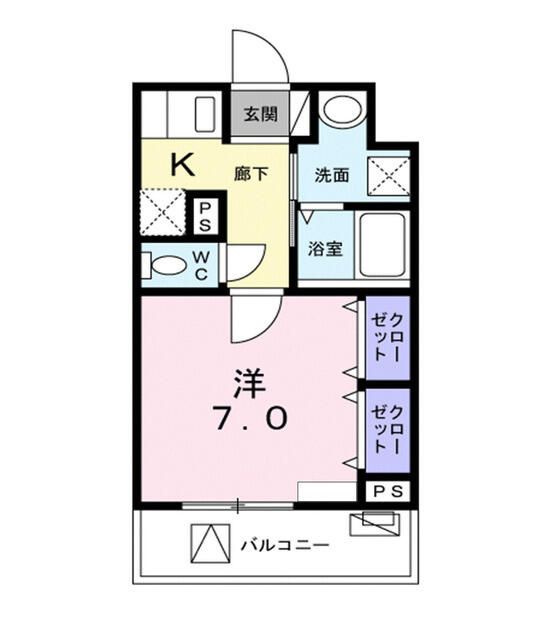 シャルフィーの間取り|間取りです。