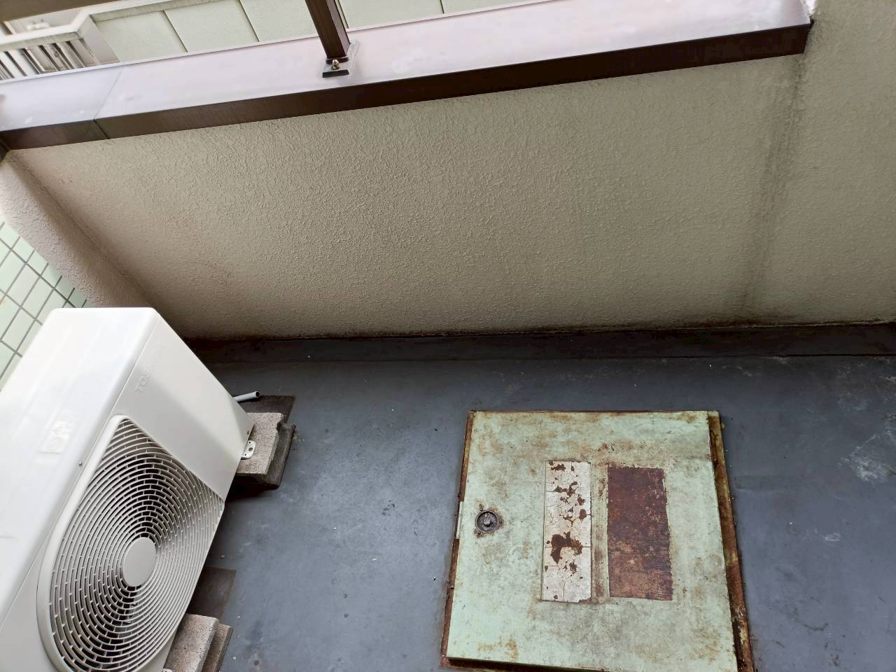津田沼ホームズのバルコニー