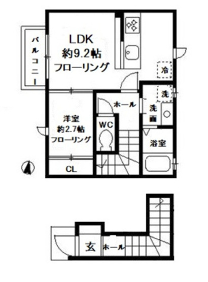 【間取り】 | ＢＯＮＨＥＵＲ（ボヌール）