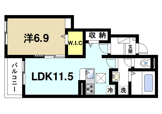 Ｌａ　Ｃａｓａ　Ｍｉａ　Ｕｎｏの間取り