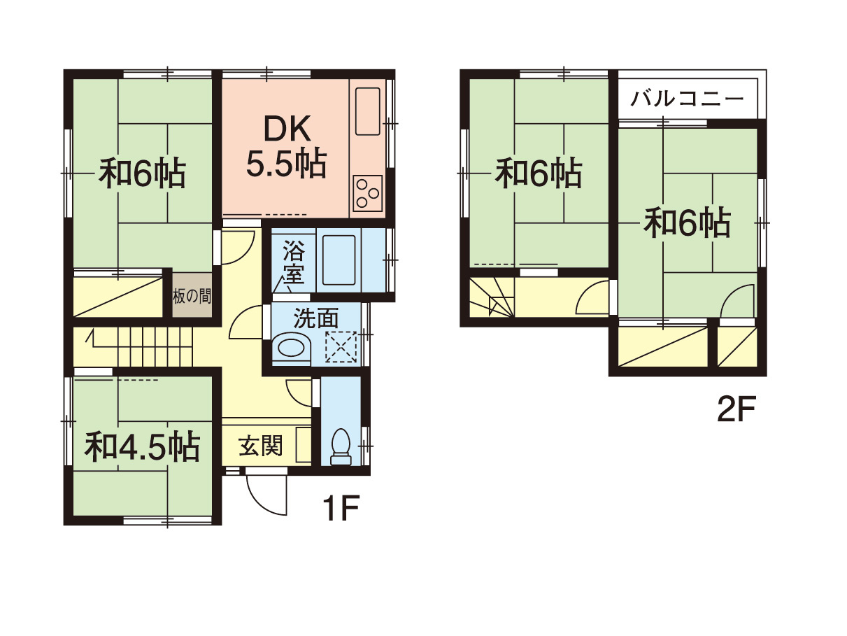 柏井町1丁目　戸建の間取り