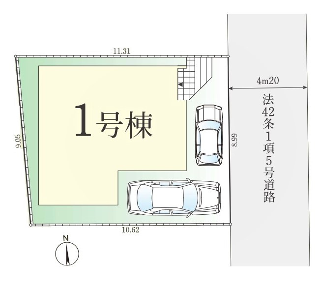 新座市野寺3期　全1棟　1号棟