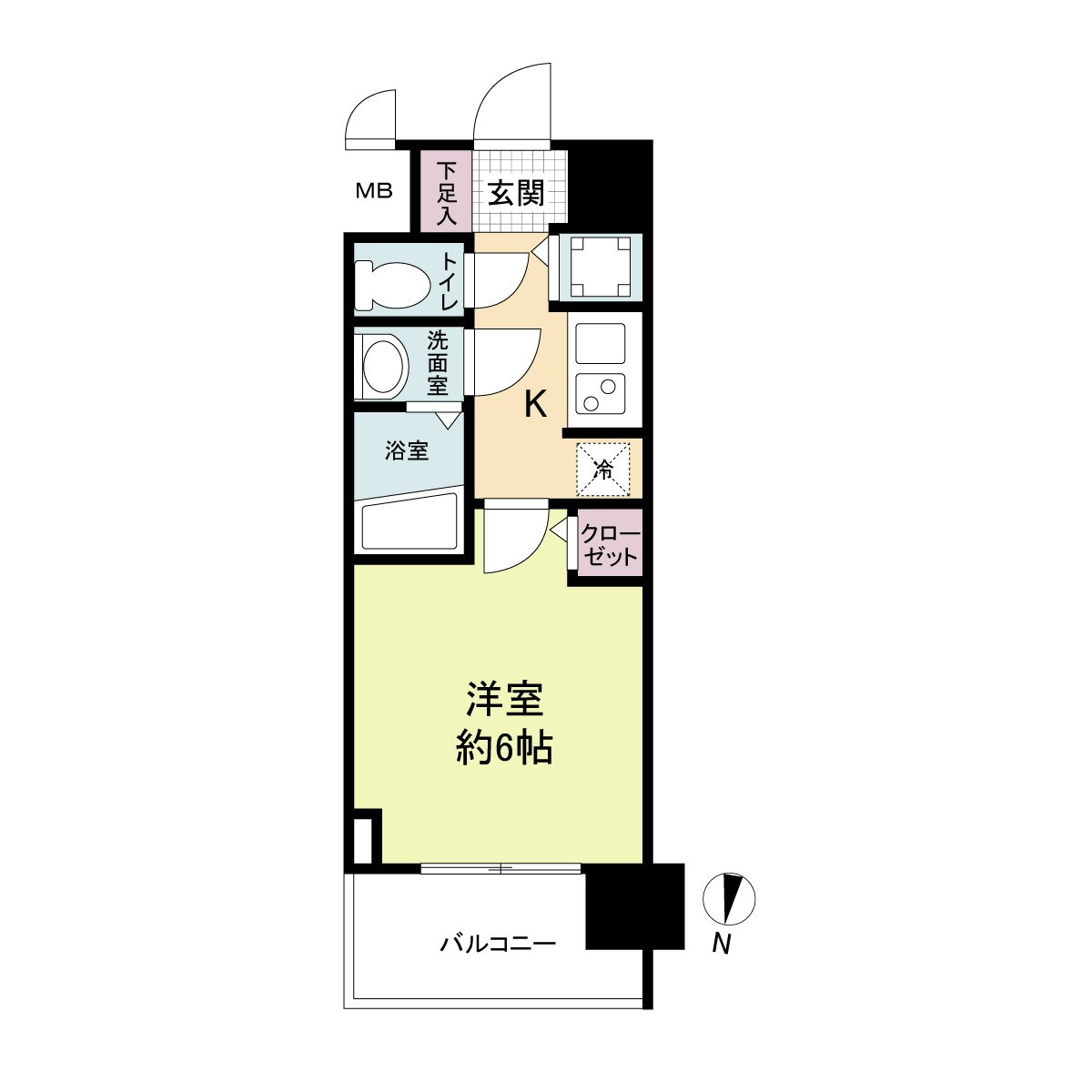 Ｍ－ＲＥＳＩＤＥＮＣＥ新大阪Ｇａｒｄｅｎの間取り