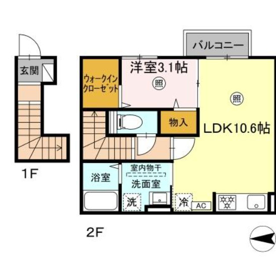 PREMILIFE中春日の間取り