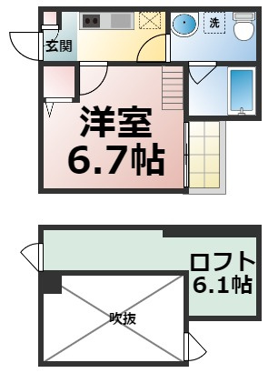 【間取り】 | グラン・インぺリアル小路　仲介手数料無料