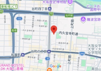 【地図】 | K-COURT谷町四丁目