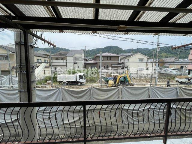 六万寺町3丁目中古戸建の展望|生駒山が見えます。