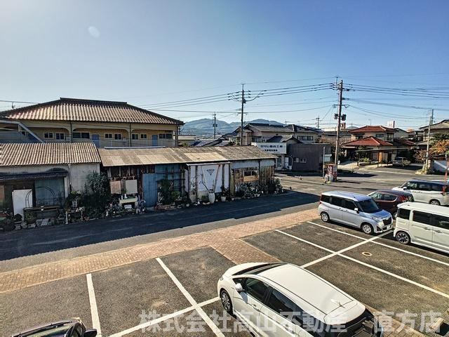 直方市大字知古のアパートの展望