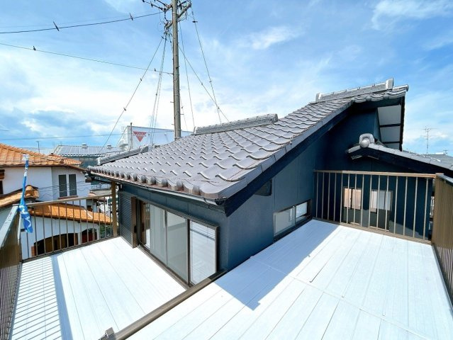 リフォーム済中古戸建　羽島市福寿町間島　昭和57年築のバルコニー
