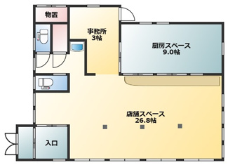 【間取り】 | 十和田錦木　貸店舗