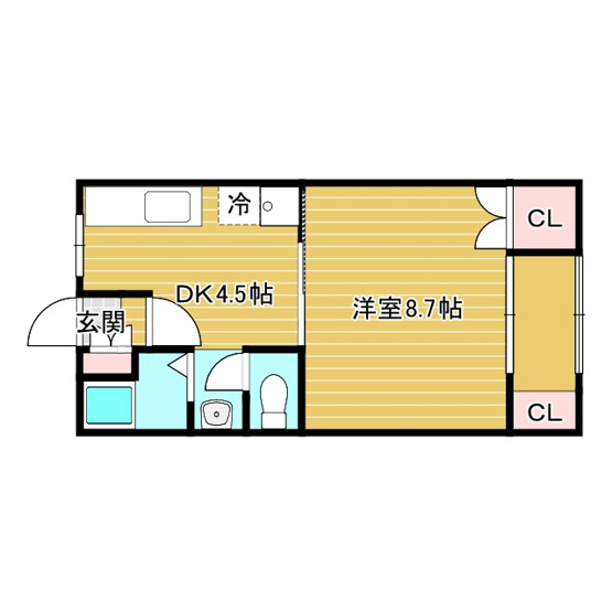 【間取り】 | 岡本梅林住宅　5号棟