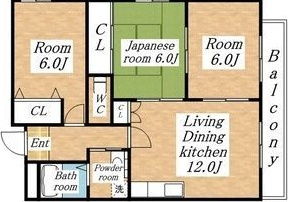 カミーノショウナンの間取り