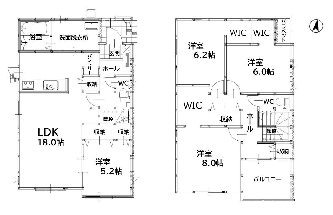 飯塚市片島3丁目3期の間取り