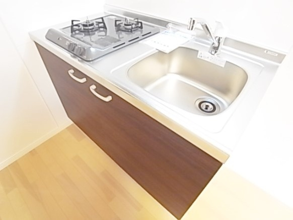 千葉市中央区大森町のアパートのキッチン