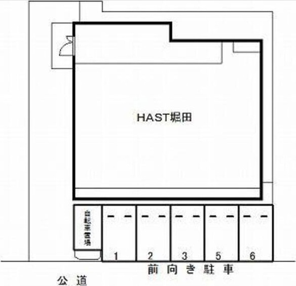 HAST堀田の区画図