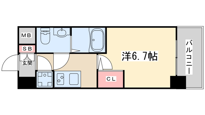 【間取り】 | アドバンス新大阪ラシュレ