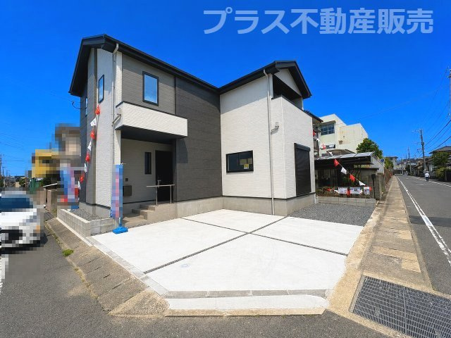 【外観】 | 春日市上白水2丁目2期　1号棟（全1棟）【仲介手数料無料・0円】 | 完成しました。物件内部もご見学頂けます。プラス不動産販売にお任せ下さい。