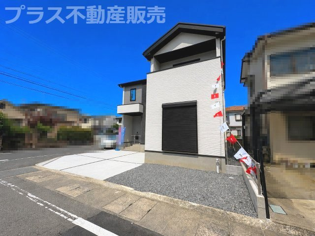 【外観】 | 春日市上白水2丁目2期　1号棟（全1棟）【仲介手数料無料・0円】 | 現地写真。プラス不動産販売なら、現場の全ての棟をまとめてご見学頂けます。