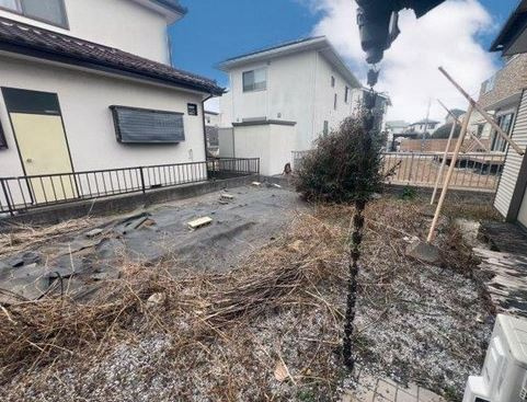 【中古】坂戸市石井中古住宅の庭|広々したお庭です