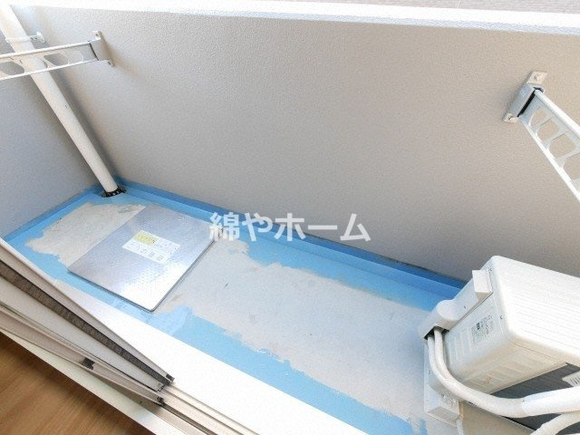 アクアプレイス天満Classicのバルコニー|外からの目が気にならないバルコニーで洗濯物が干せます