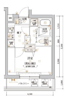 【間取り】 | ECREDE横濱吉野町