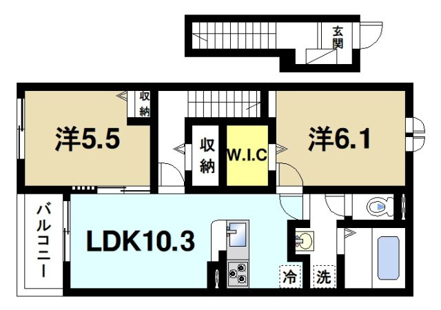 Ｌａ　Ｃａｓａ　Ｍｉａ　Ｕｎｏの間取り