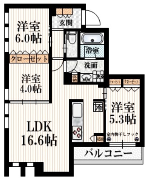 ＣＲＥＳＴ　ＨＩＬＬＳの間取り