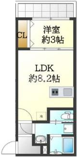 ステリア森之宮の間取り